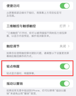 清镇苹果授权维修站分享iPhone轻点无法唤醒怎么办 