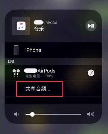 清镇苹果14音频维修点分享iPhone14音频共享设置方法 