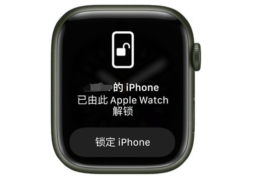 清镇苹果手机维修分享用 AppleWatch 解锁配备面容 ID 的 iPhone方法 